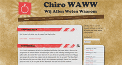 Desktop Screenshot of chirowaww.be
